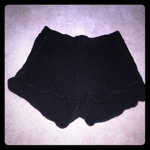 L.A. HEARTS soft black shorts; size small